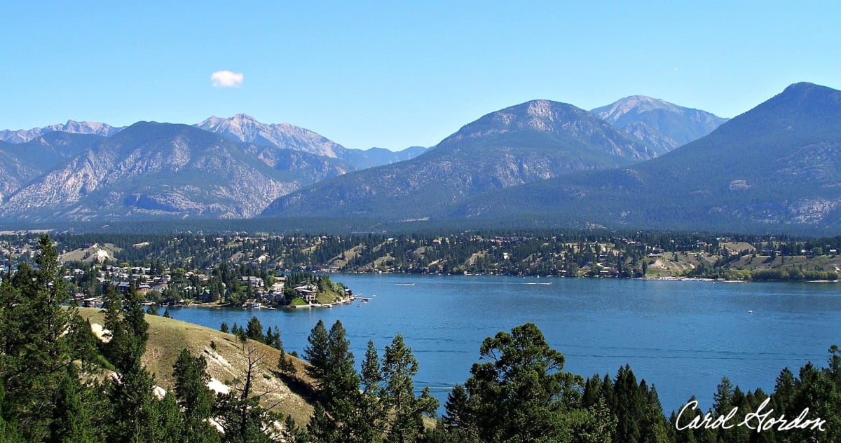 Our Beautiful Earth #2 - Invermere on Lake Windermere  - Notecard Edition #26 by Carol Gordon 
