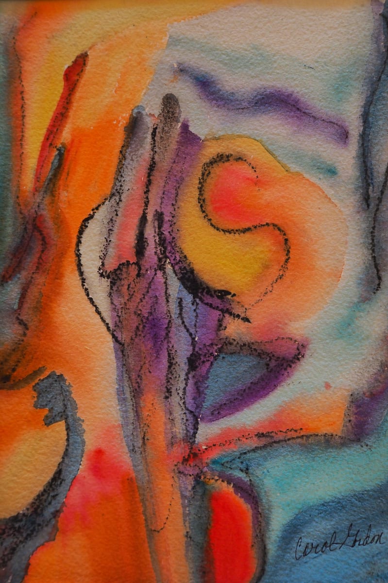 Joyful Courage - original watercolour painting by Carol Gordon, Image 1.