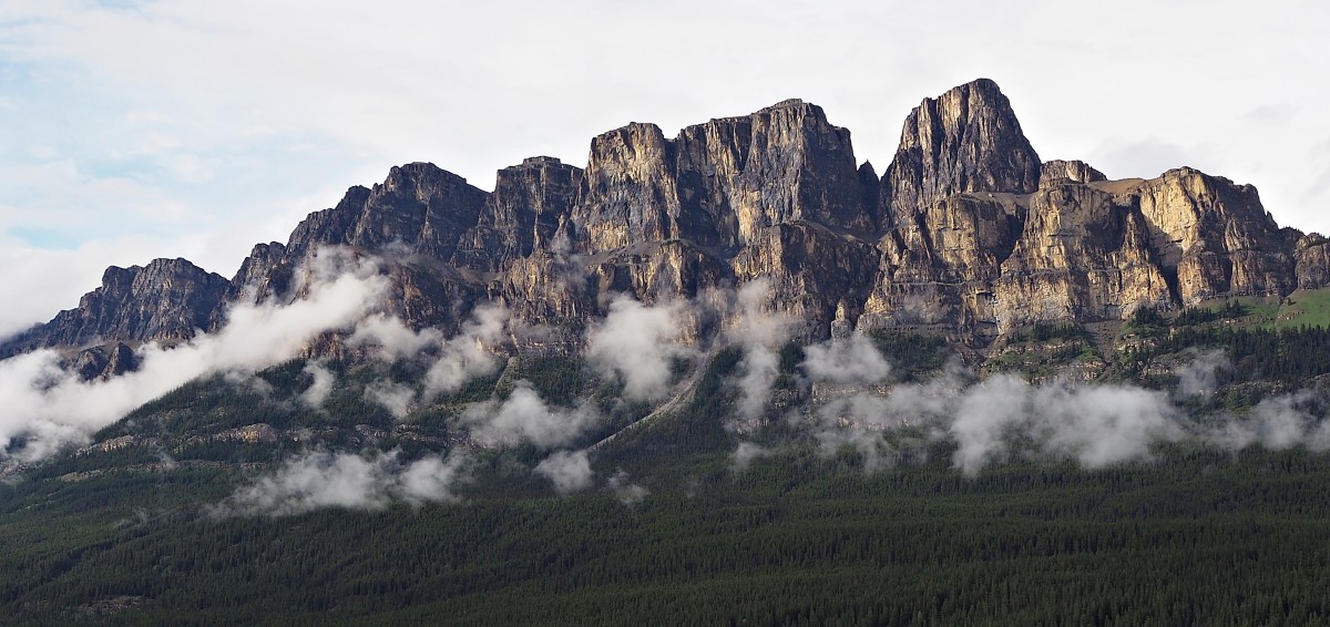 Note card - Castle Mountain by Carol Gordon 