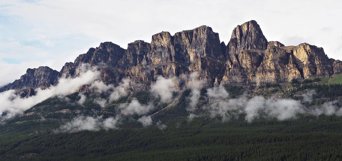Note card - Castle Mountain by Carol Gordon, Image 1.