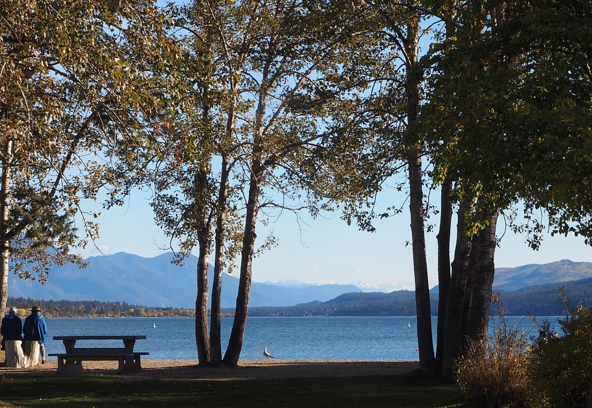 Kinsmen Beach in October by Carol Gordon 