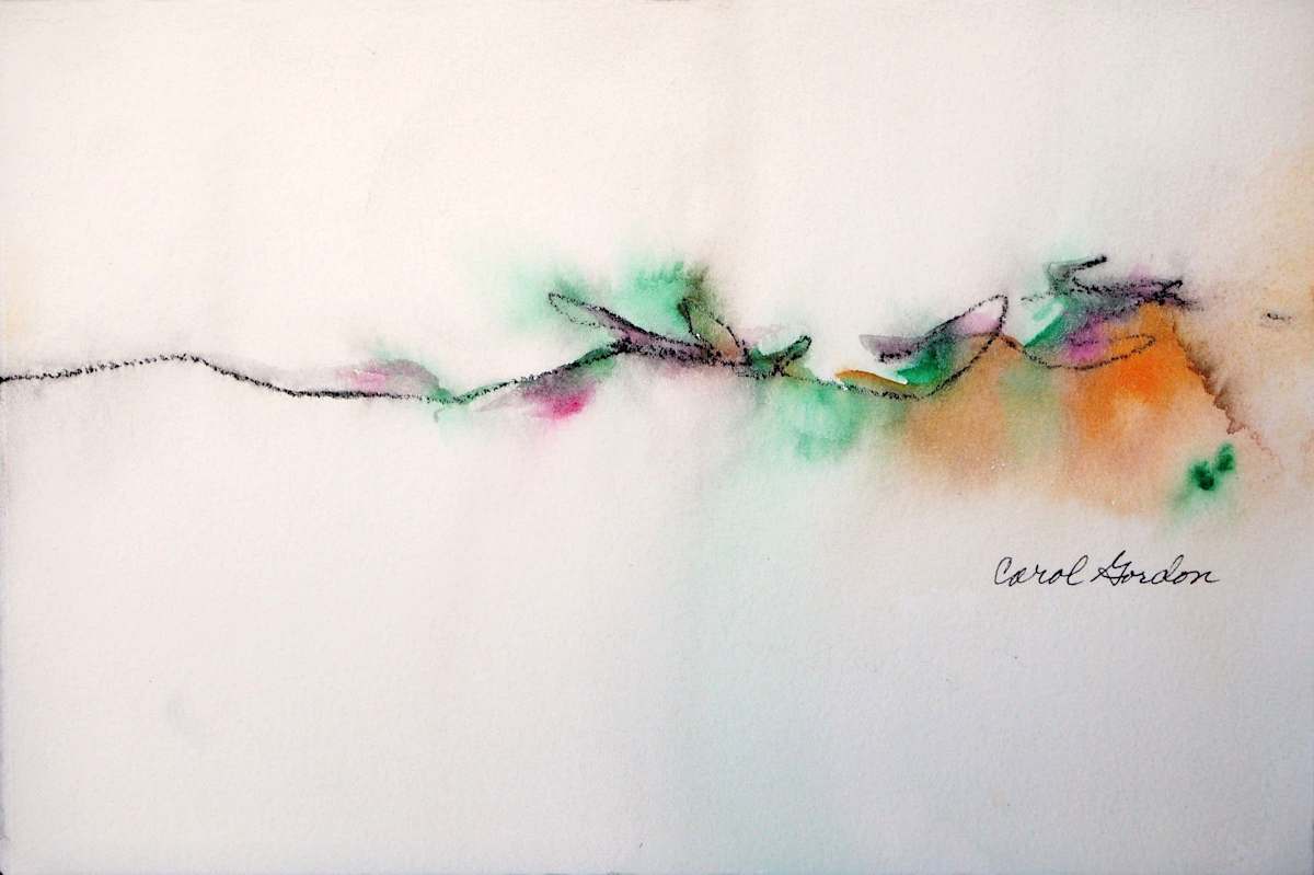 Heartfelt 3 - Triptych by Carol Gordon 