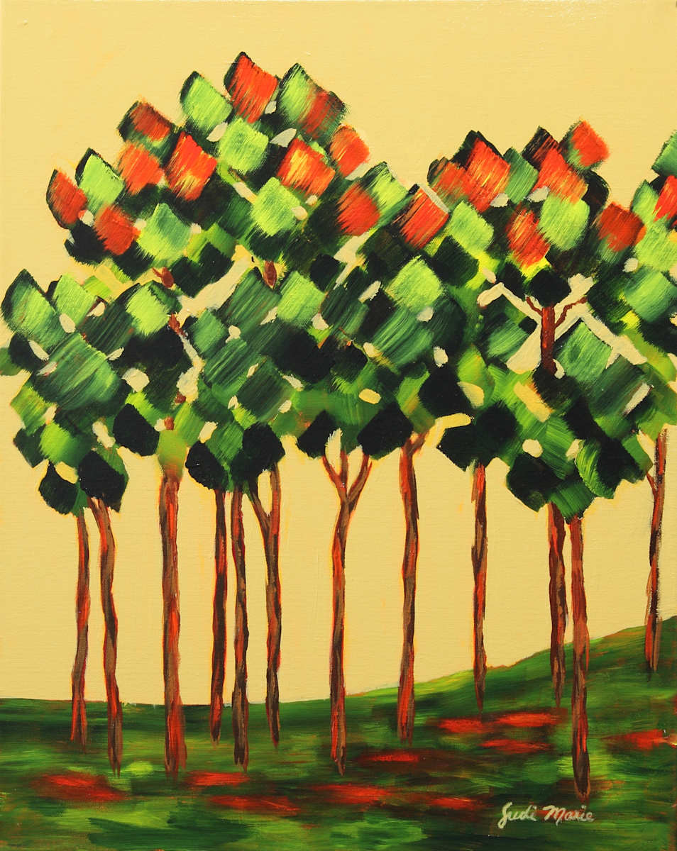 Autumn Trees II by Judi Marie 