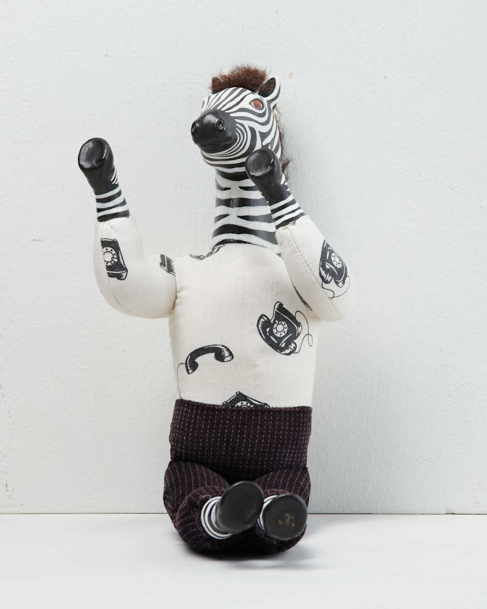 Zebra Man by Tracy Gallup  Image: Photo credit: Alexis Oltmer