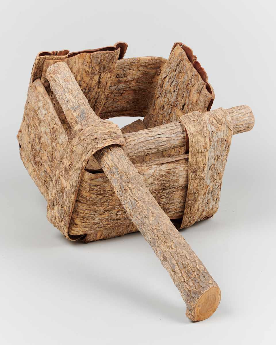 Elm Bark Box by Dorothy Gill Barnes  Image: Photo credit: Alexis Oltmer