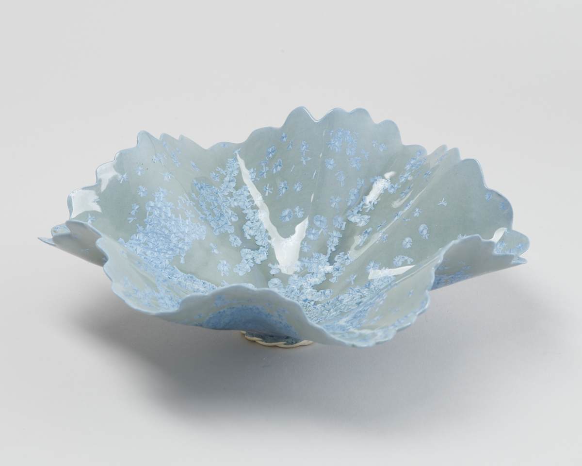 Light Blue Bowl by Rima Schulkind  Image: Photo credit: Alexis Oltmer