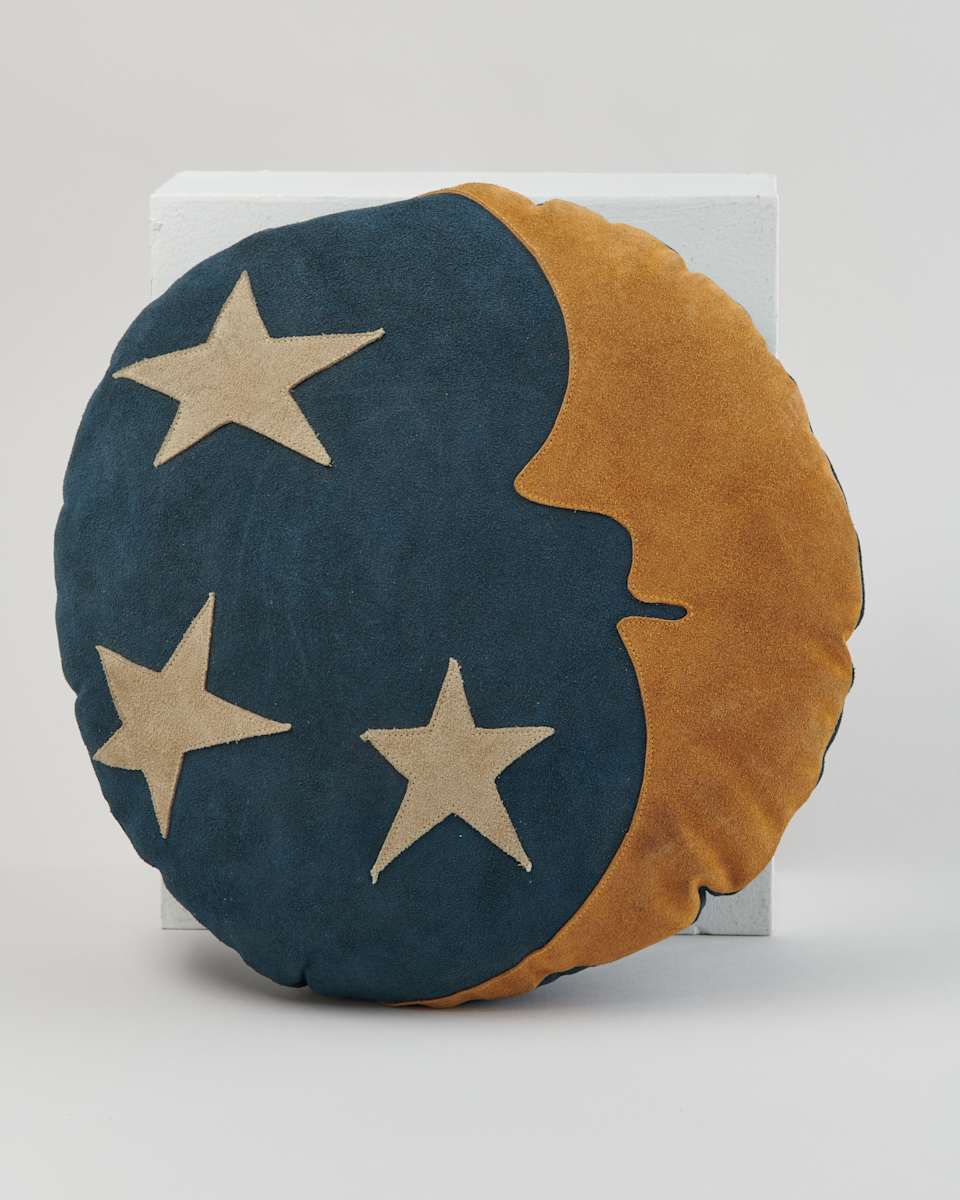 Moon & Stars Pillow by Neil Friedman  Image: Photo credit: Alexis Oltmer