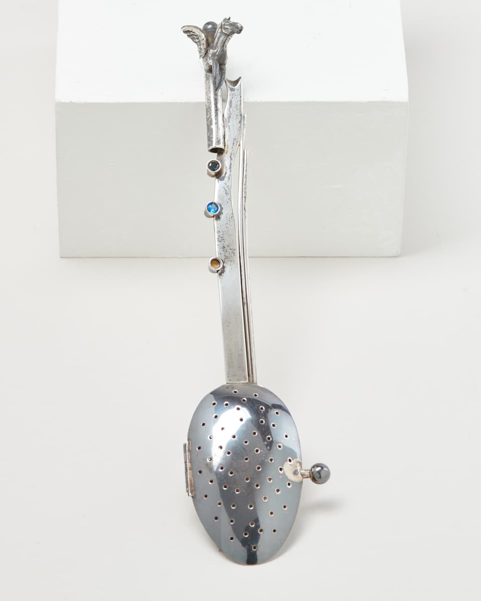Tea Infuser Spoon with Pegasus by Mary Ann Spavins  Image: Photo credit: Alexis Oltmer