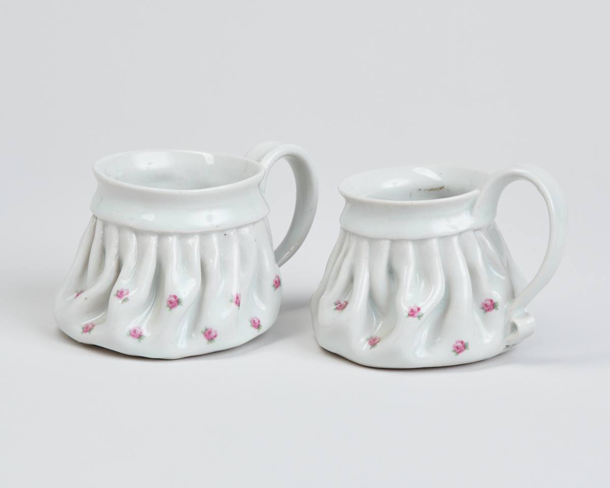 Gathered Mugs by Barbara Bachenheimer  Image: Photo credit: Alexis Oltmer