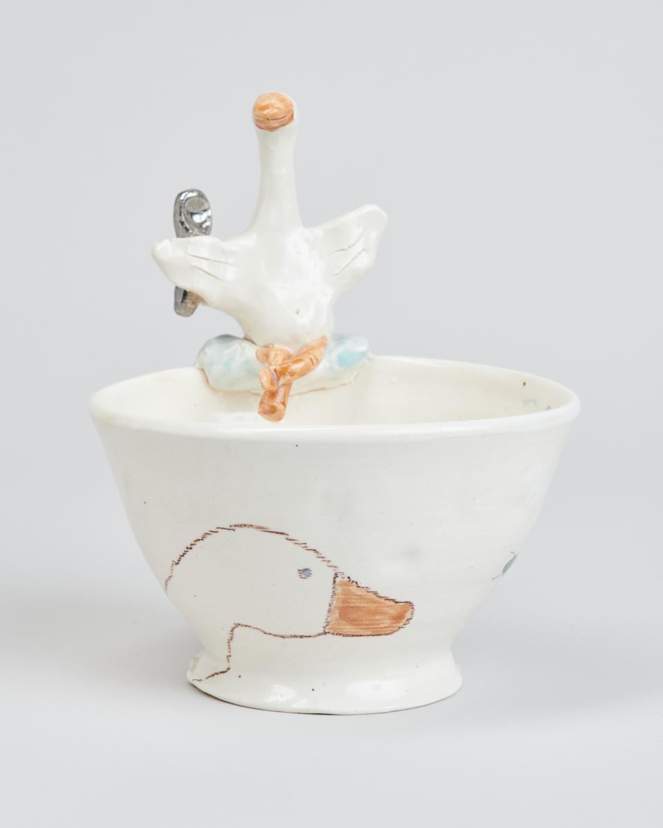 Goose Sugar Bowl by Polly Frizzell  Image: Photo credit: Alexis Oltmer