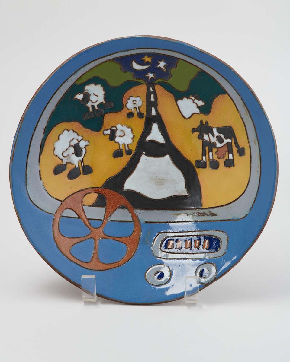 Dashboard Scene Bowl by Judy Miller, Image 3.