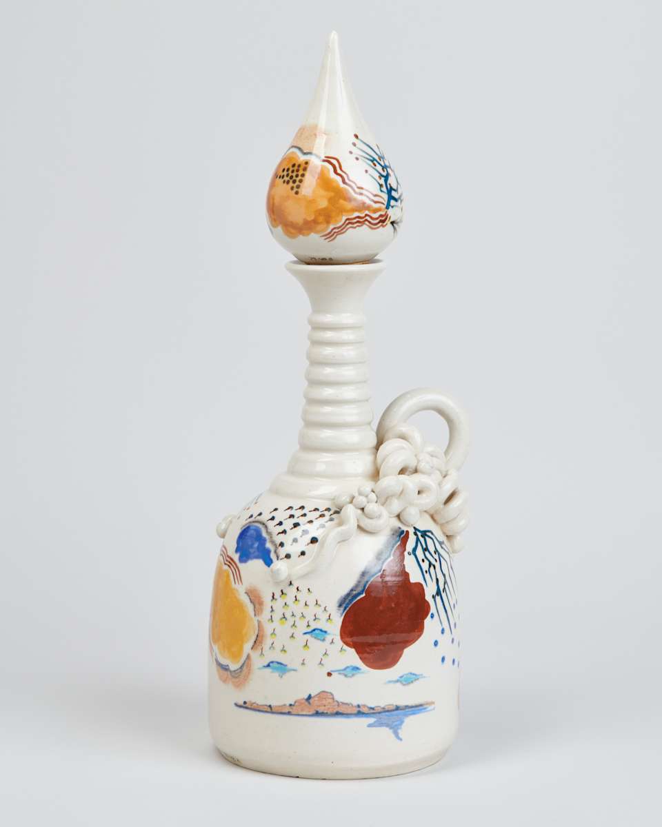 Bottle with Stopper by Bruce Kornbluth  Image: Photo credit: Alexis Oltmer