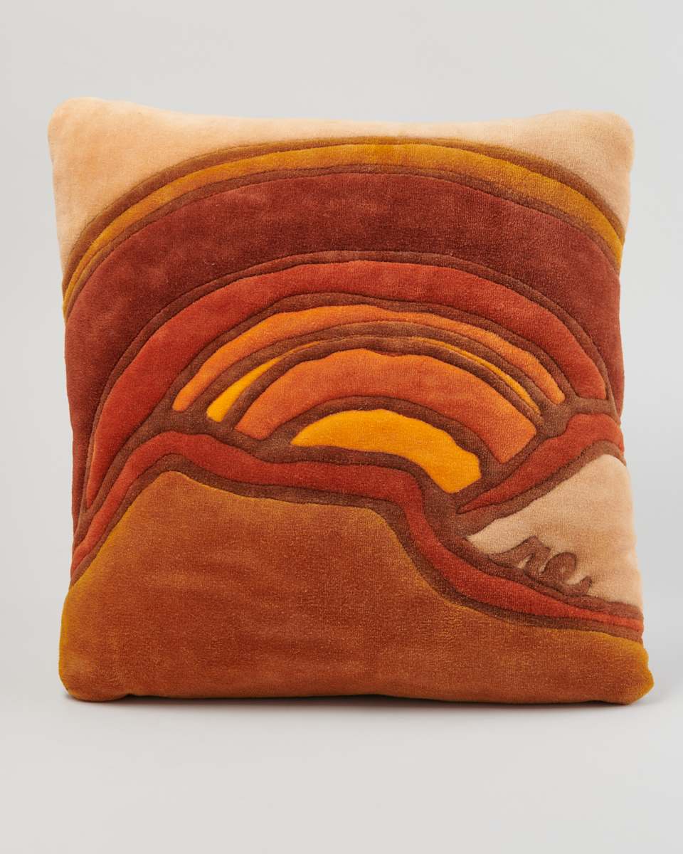 Dye-Painted Pillow by Rebecca Edwards  Image: Photo credit: Alexis Oltmer