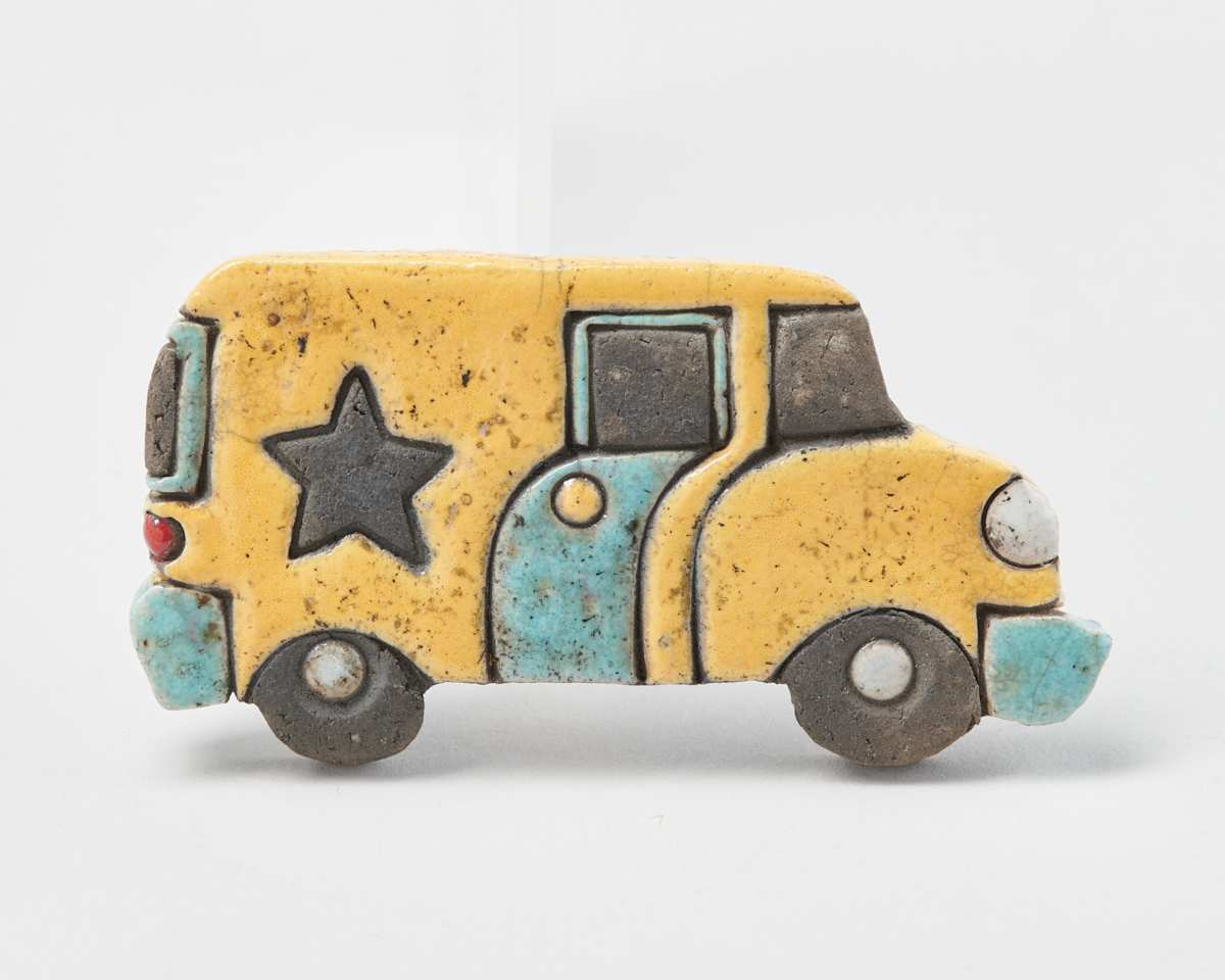 Bus Pin by Christine Warehall, Image 1.