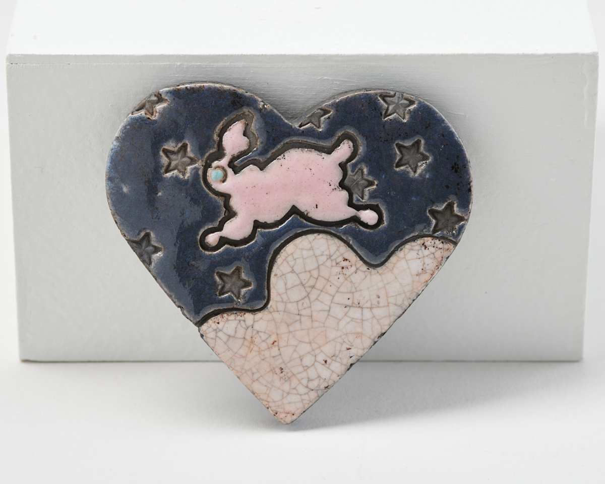 Heart Pin by Christine Warehall  Image: Photo credit: Alexis Oltmer