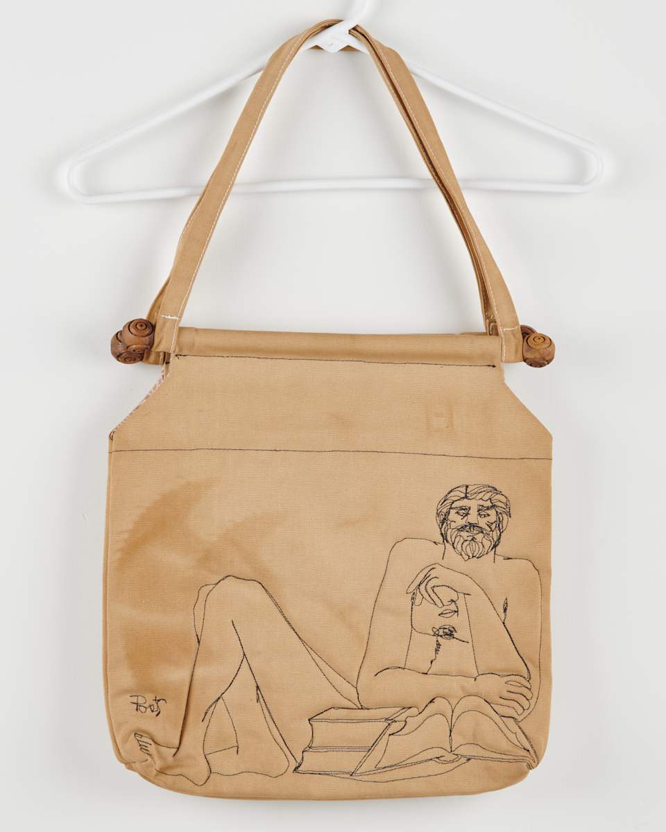 Purse with Man by Geoff and Linda Post  Image: Photo credit: Alexis Oltmer