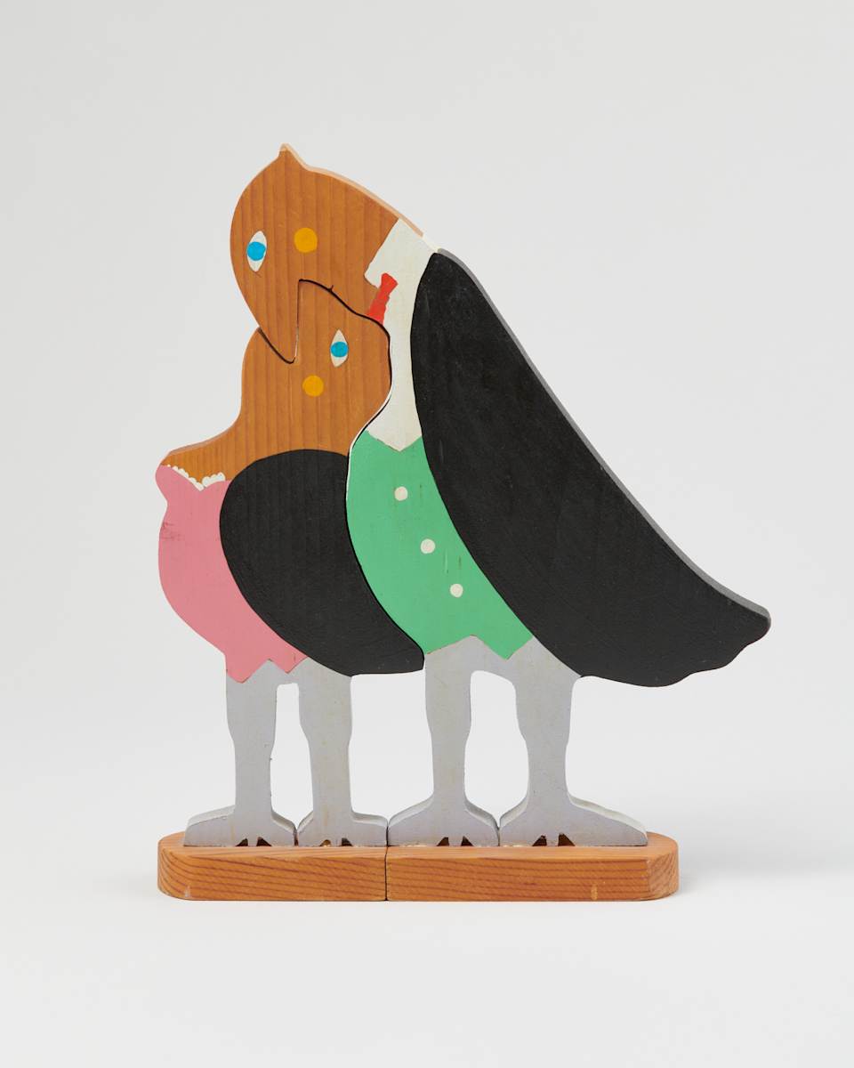 Man & Lady Bird Sculpture by William Accorsi  Image: Photo credit: Alexis Oltmer