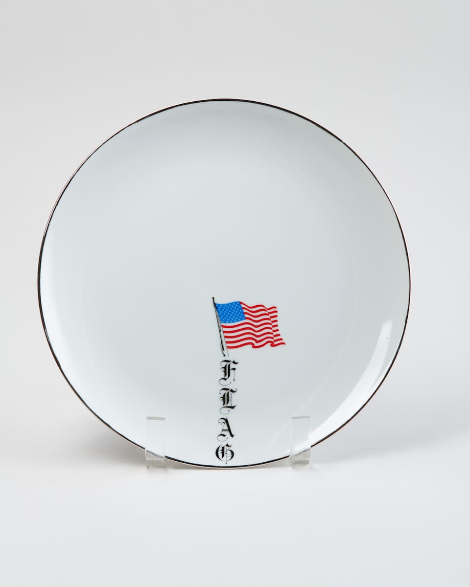 FLAG Plate by Howard Kottler  Image: Photo credit: Alexis Oltmer