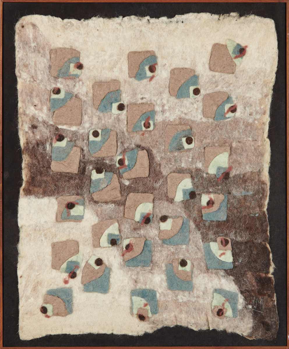 Framed Wall Hanging by Heather March  Image: Photo credit: Alexis Oltmer