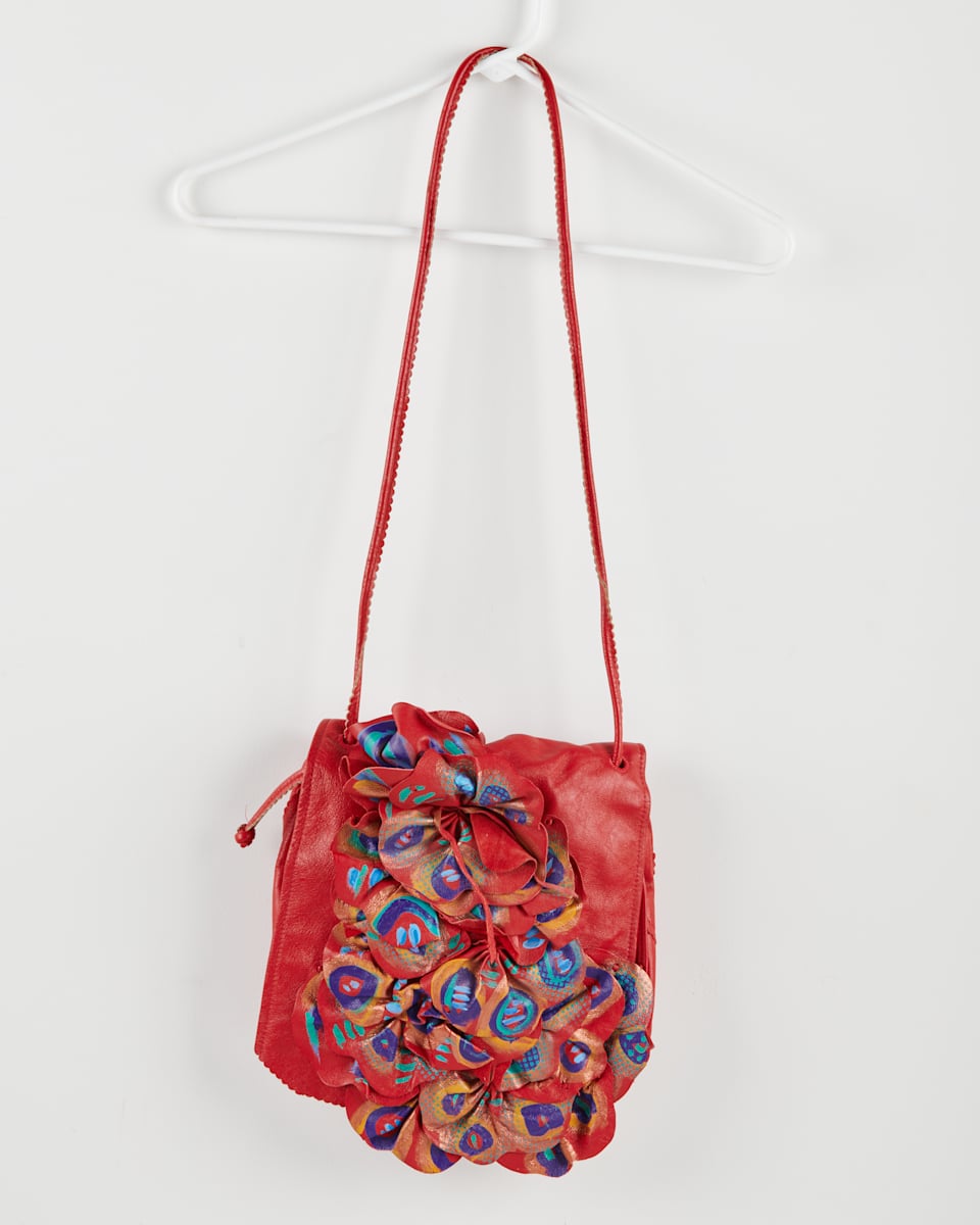 Red Leather Purse by Audrey Rubin  Image: Photo credit: Alexis Oltmer