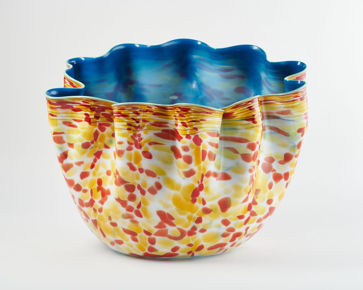 Cobalt Blue Macchia by Dale Chihuly, Image 5.