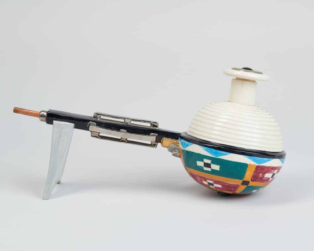 Echo Park Teapot by Peter Shire  Image: Photo credit: Alexis Oltmer