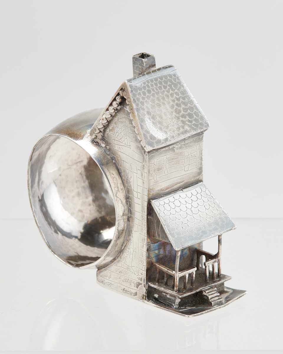 Sterling House Napkin Ring by Mary Ann Spavins, Image 2.
