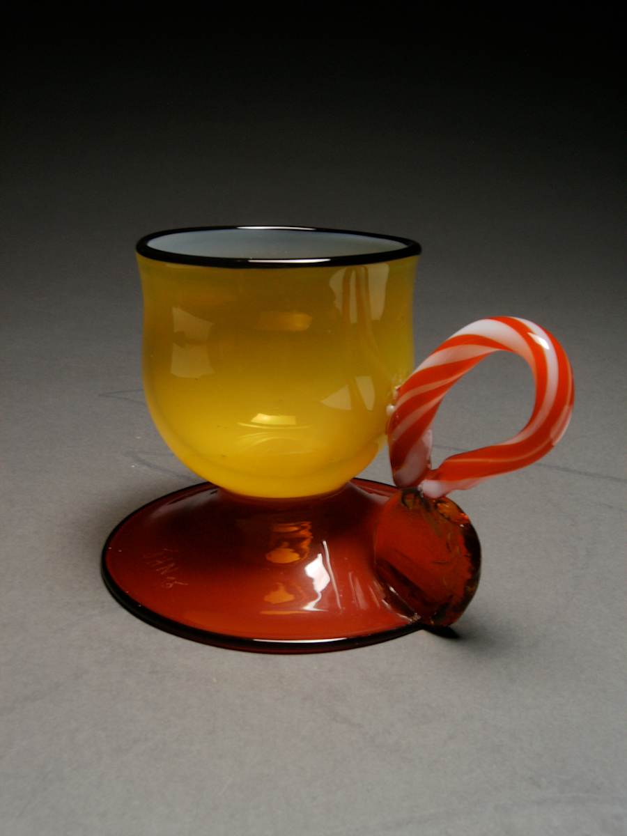Yellow Cup with Red Foot by James Nadal, Image 2.