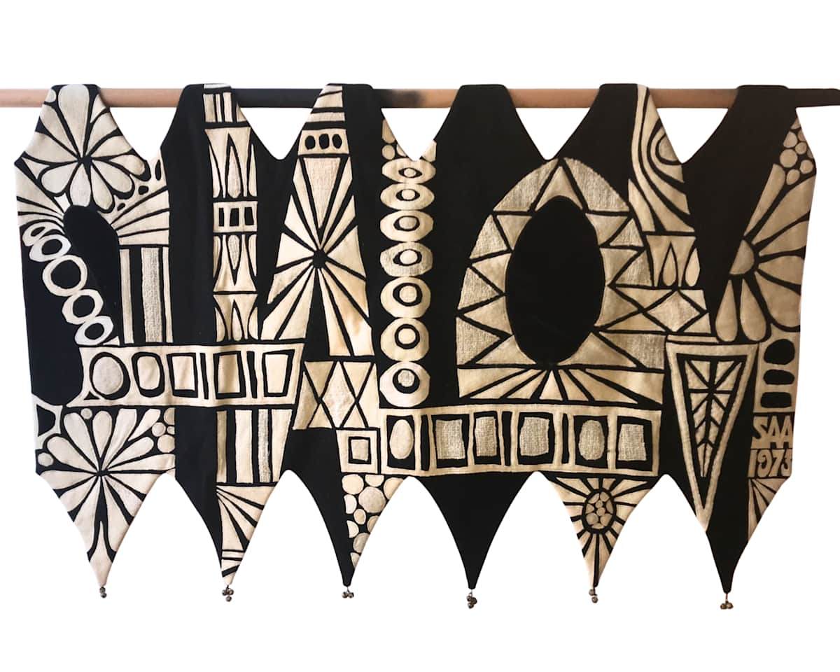 Shalom Wall Hanging by Sally Anderson 