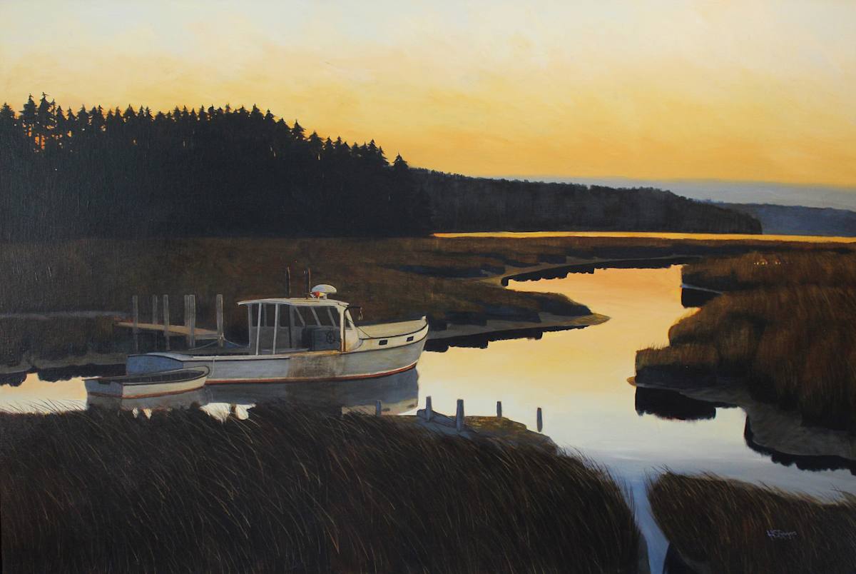 Dawn on Cutting Creek by Steve Rogers 