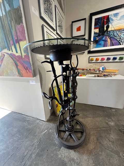 Cocktail table (Saw top) by Rob Seltzer, Image 2.