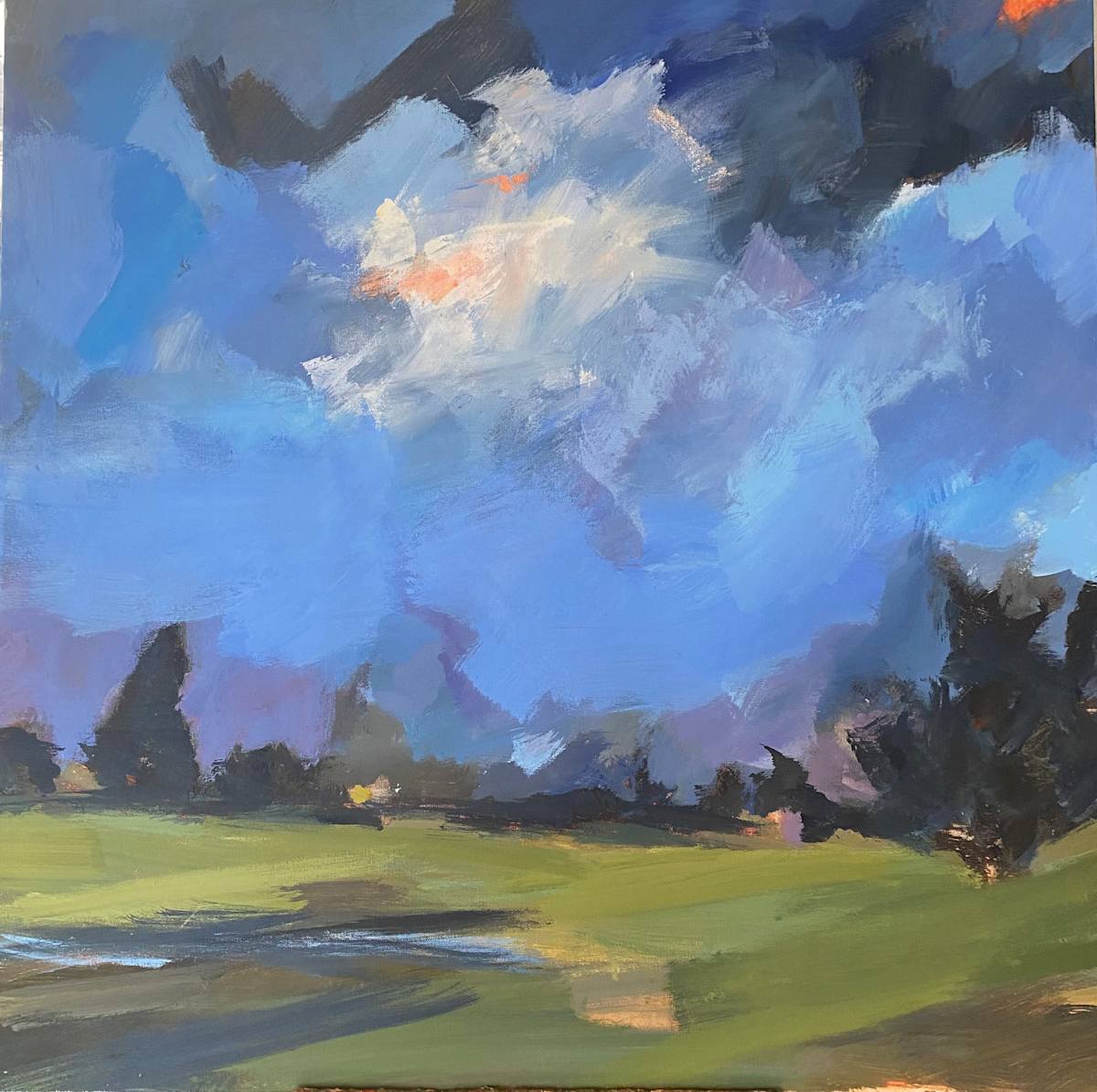 Blue Haze Early Morning Stillness by Ingrid Matuszewski, Image 1.