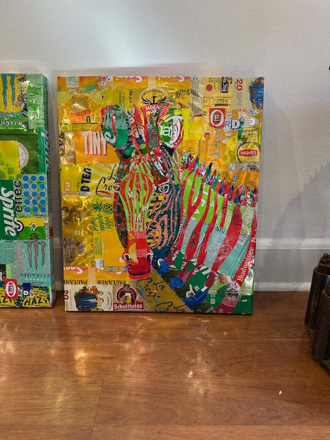 Zebra Recycled "HOPE" by Erdman (Oerdy) Hummel, Image 2.