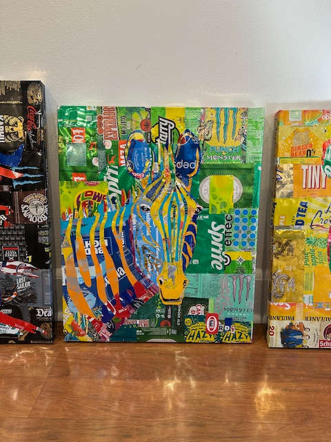 Zebra Recycled "ERNESTNESS" by Erdman (Oerdy) Hummel 