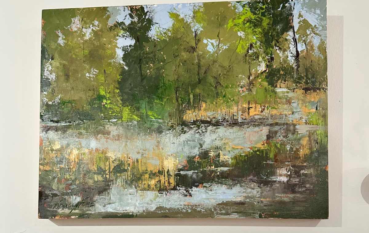 Tree Line Marsh by Nancy Fine 