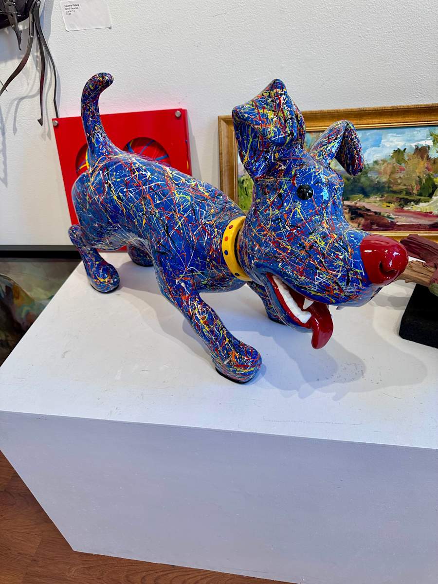 Magnetic Dog (Blue) by Ancizar Marin, Image 1.