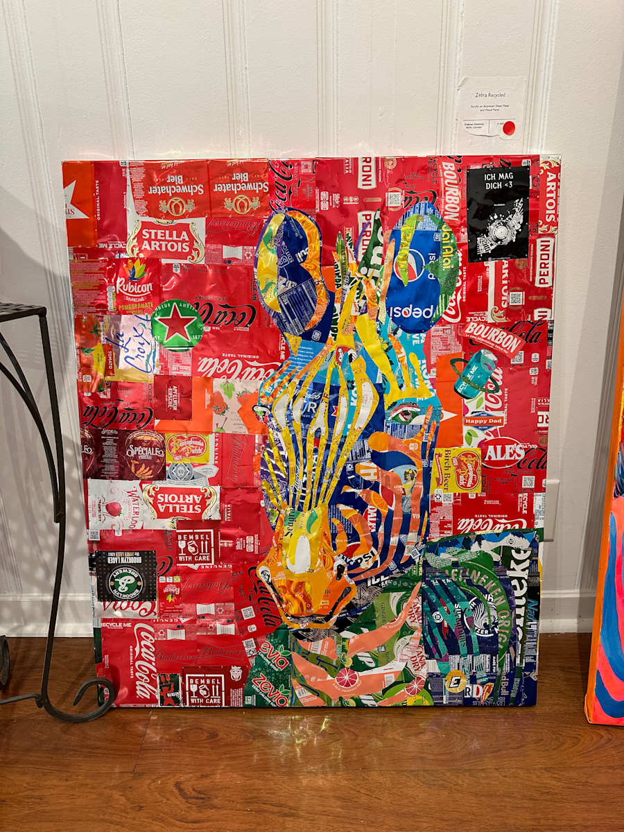 Zebra Recycled (Ukraine) by Erdman (Oerdy) Hummel 