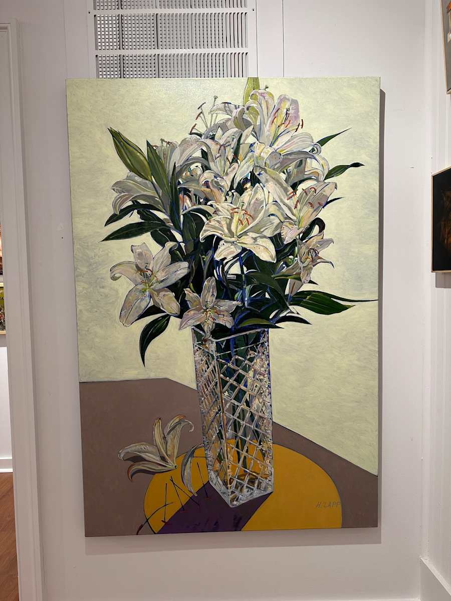 Cut Glass Vase by Howard Lapp 