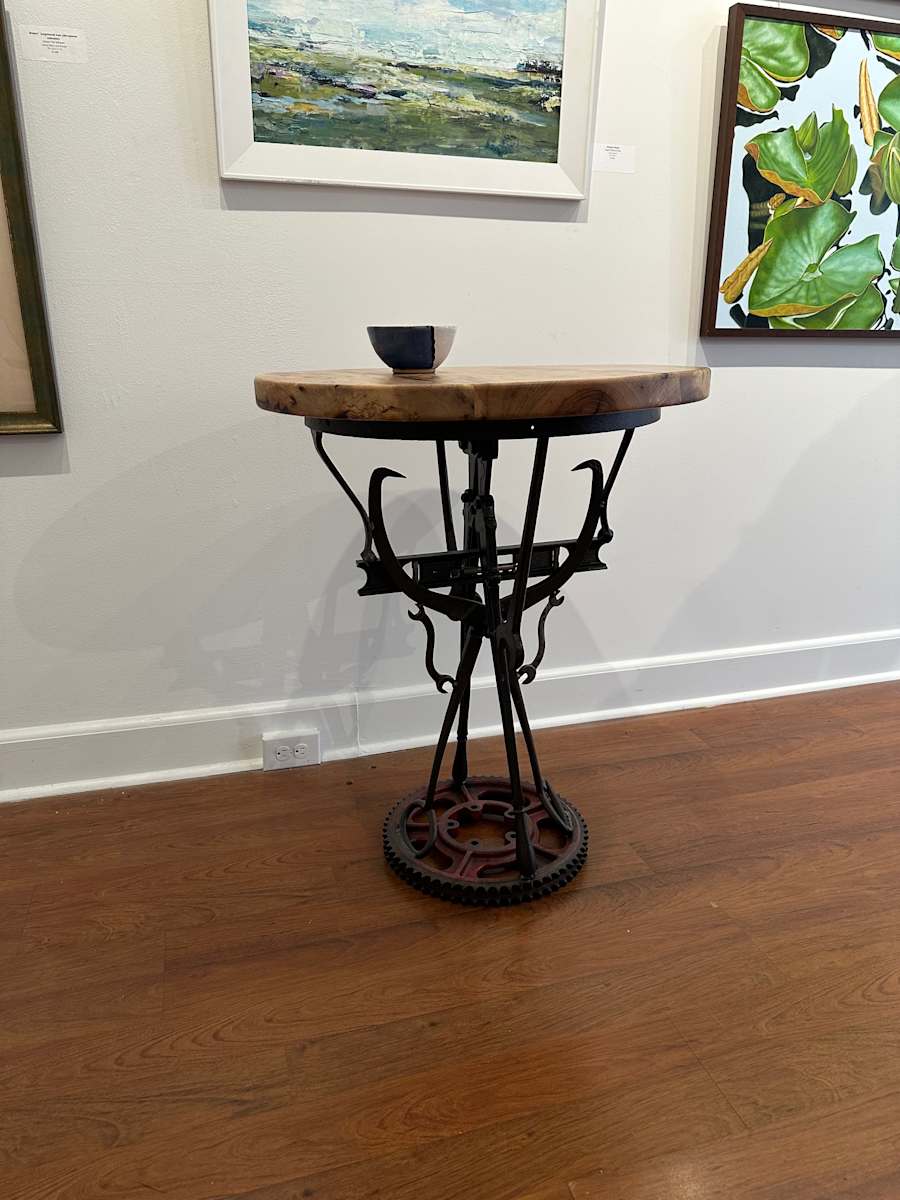 Level Headed - Pecan cocktail table by Rob Seltzer, Image 2.