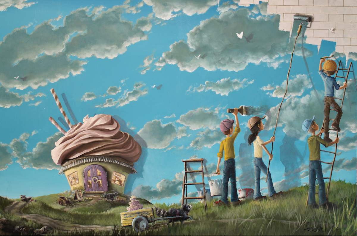 The Bandit Bakery Mural Project by Gabriel Lehman 