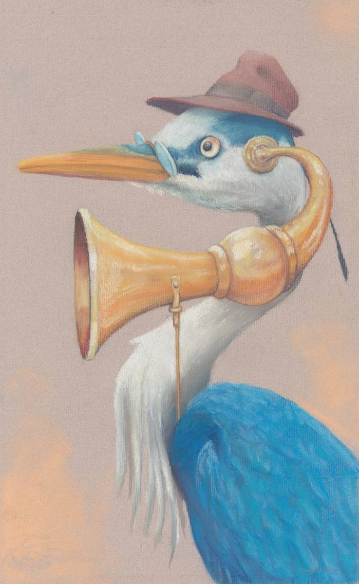 Heron-aid by Kevin O'Malley 