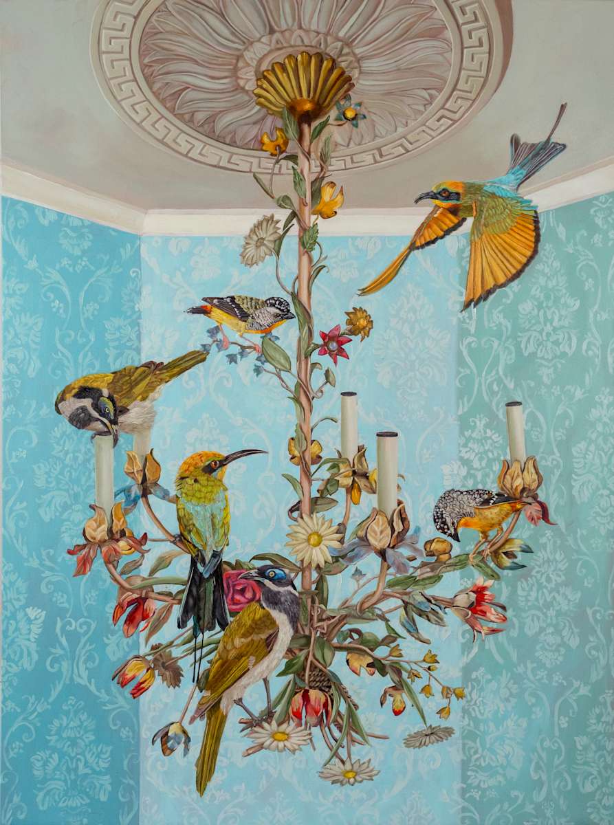 Recital on a Tole Chandelier by Fiona Smith, Image 7.