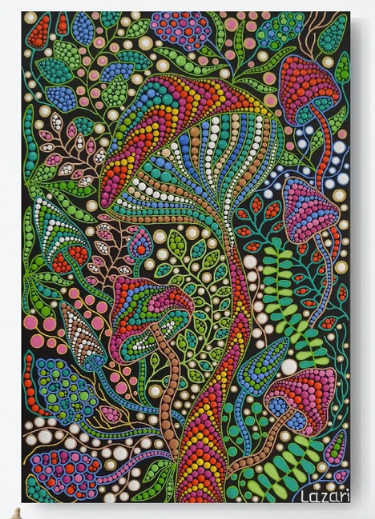 Psychodelic Mushroom ( or Mushrooms) by Oxana Lazari 