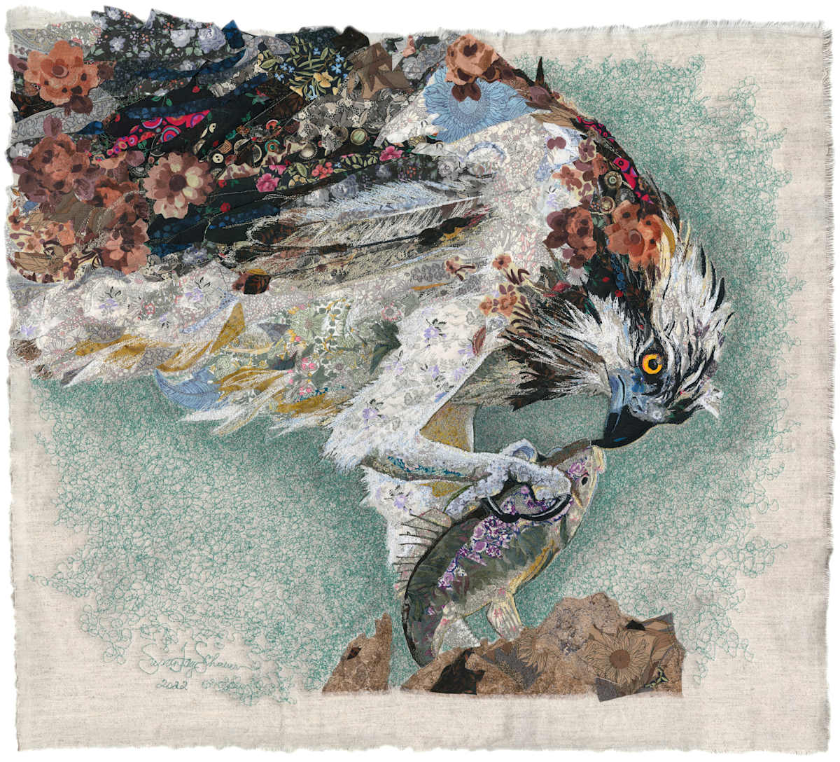 "Today's Catch"    Sea Hawk (Pandion haliaetus) by Susan Fay Schauer 