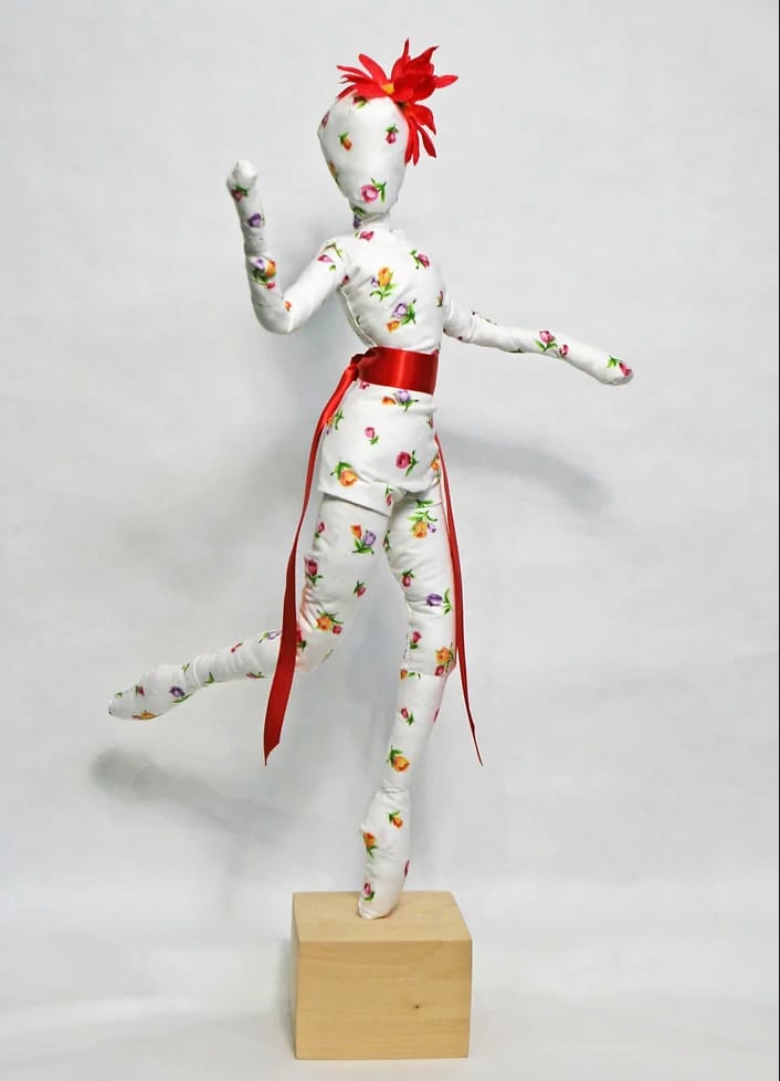 Red and White Dancer by Cindy Winnick, Image 1.