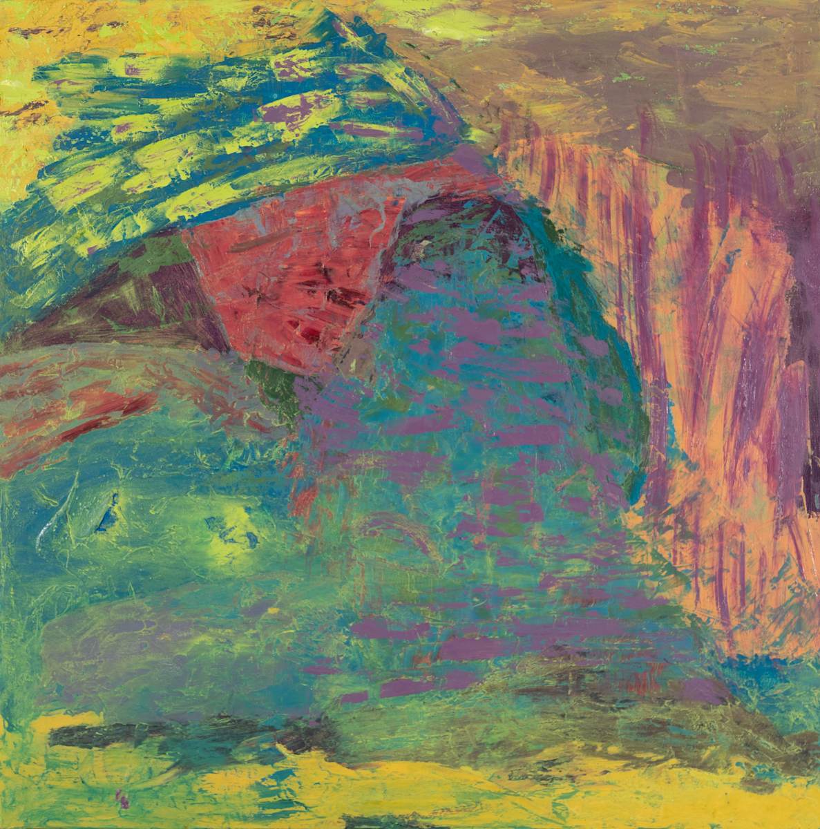 Secluded Cove by Sharon Cannon  Image: A quiet shelter carved in pigment.