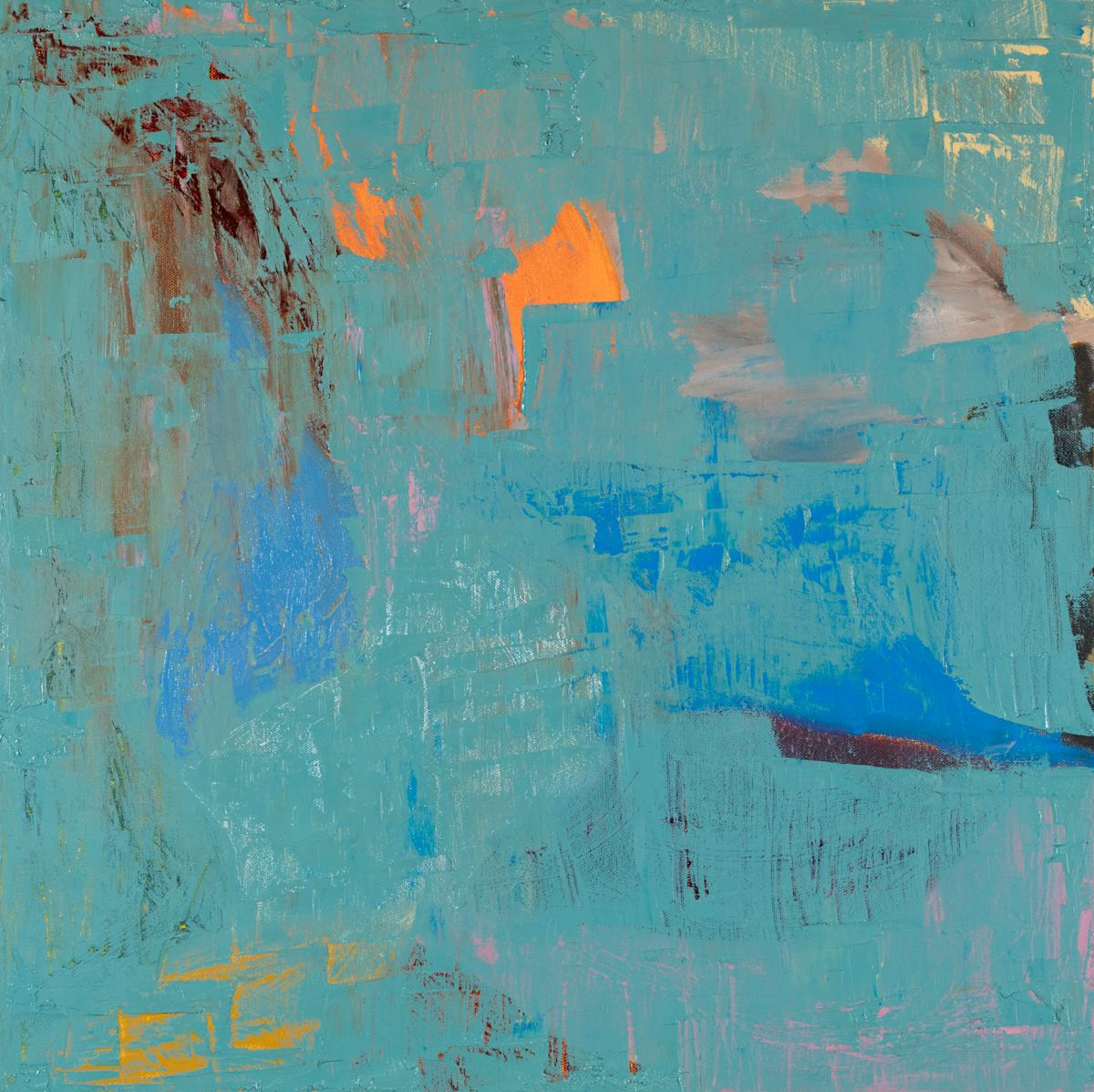 Sails in the Distance by Sharon Cannon  Image: A horizon hinted, not held.