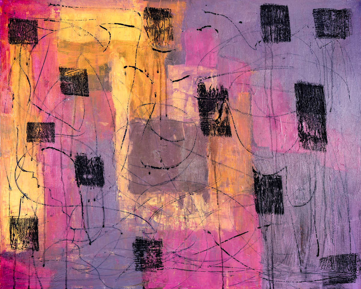 Shape of a Thought by Sharon Cannon  Image: Form before language, color before clarity.