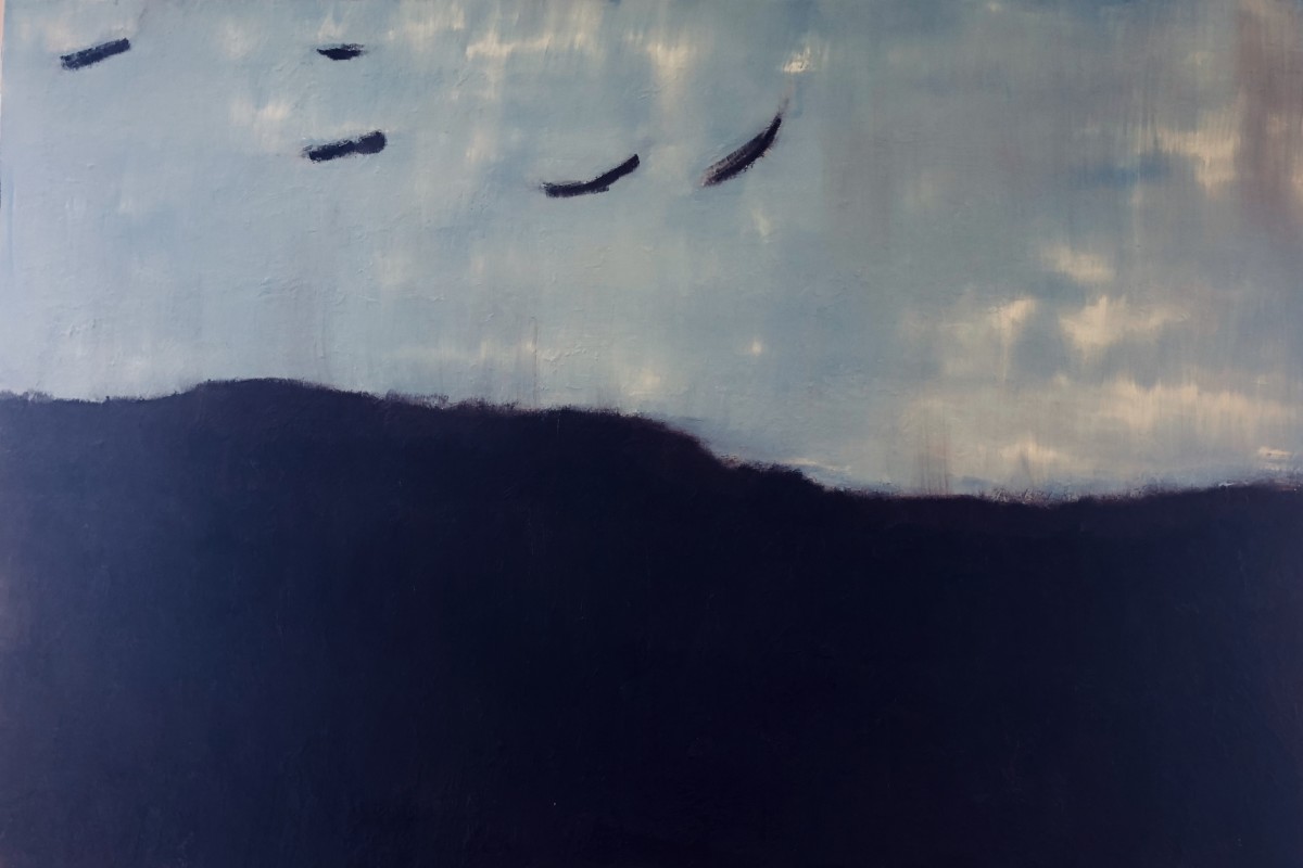 Feld mit Krähen by Christoph Müller 