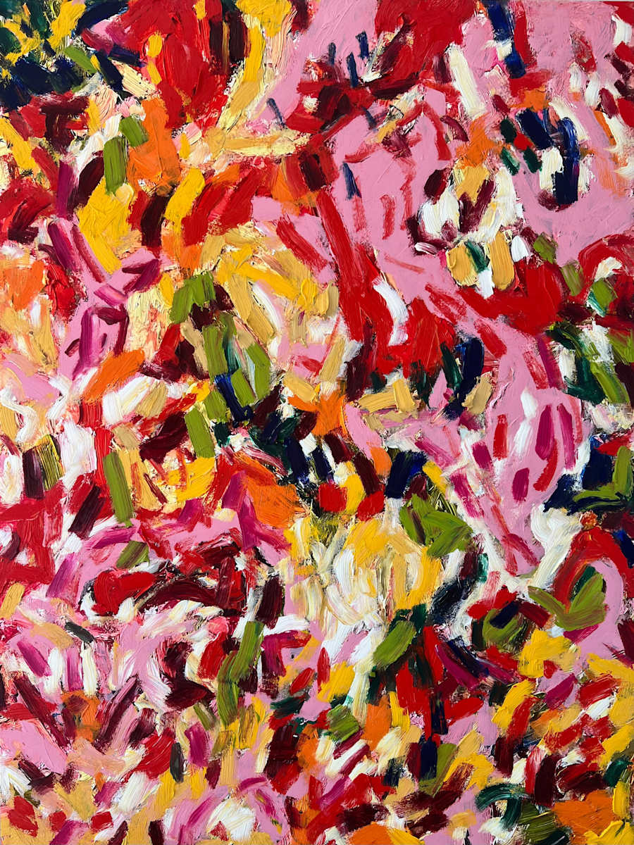 Study XLIII – Pink and Red Field by CHRISTOPH MUELLER, Image 1.